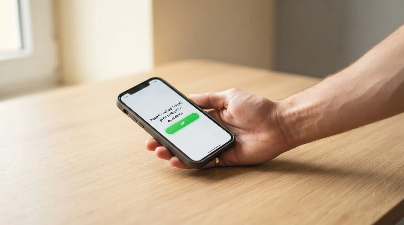 Ukázka průběhu vkladu mobilem — výběr částky, potvrzení přes operátora, peníze na kontě