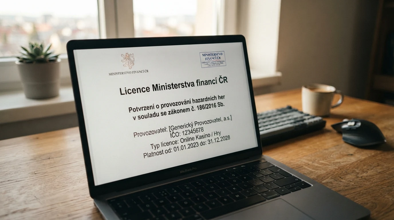 Výřez z veřejného registru licencovaných provozovatelů hazardních her Ministerstva financí ČR se zvýrazněnými čísly základního povolení