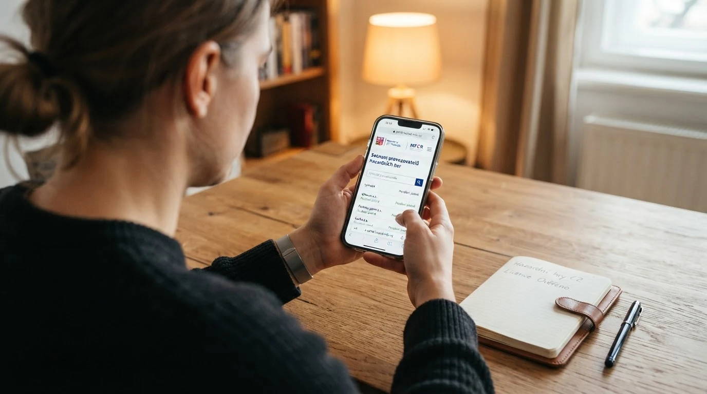 Ukázka vyhledávání provozovatele ve veřejném registru Ministerstva financí ČR na adrese portal.hazard.mfcr.cz