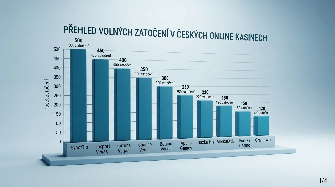 Srovnávací tabulka s řádky deseti operátorů a sloupci licence, bonusu a volných zatočení