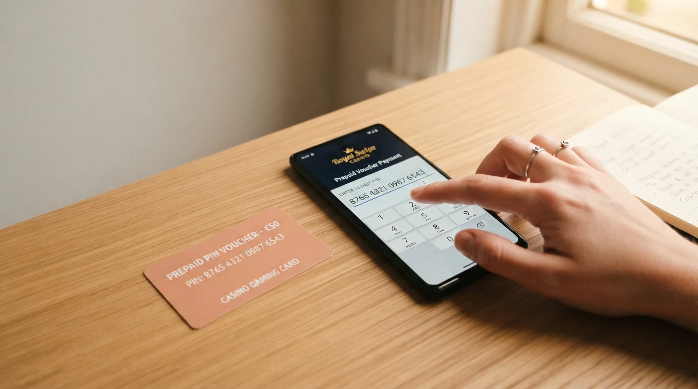 Ukázka zadání 16místného PIN kódu při vkladu přes Paysafecard v online casinu